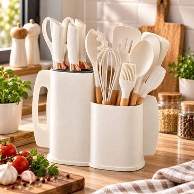 Набор кухонных принадлежностей 19 предметов Kitchenware Set Белый