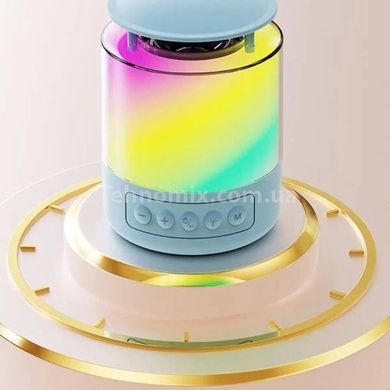 Колонка портативна з 2 караоке мікрофонами Bluetooth LED К19