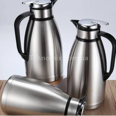 Термос-глечик сталевий на 3л STEEL SSM-A300 Срібло