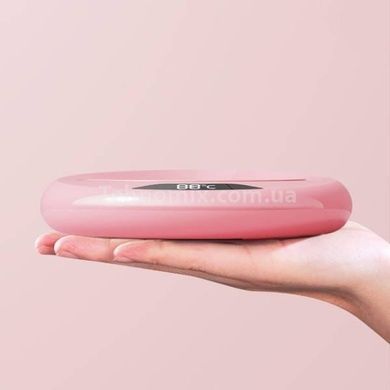 Подставка с подогревом для чашки Heating Cup Розовая