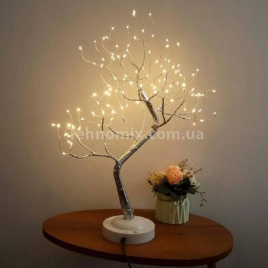 Настільний світильник Дерево Бонсай h20in N1 Bonsai led tree light Теплий білий