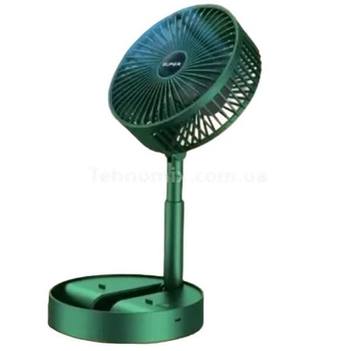 Вентилятор міні акумуляторний Folding Fan Зелений