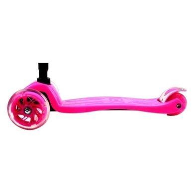 Детский самокат Scooter с регулируемой ручкой Розовый