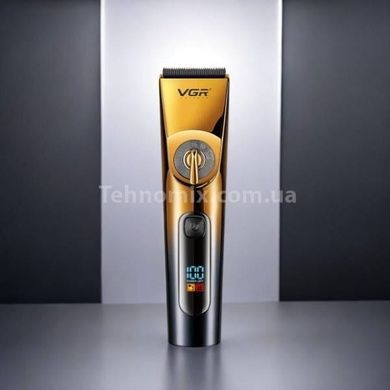 Машинка для стрижки волос VGR V 663 Черная с золотым