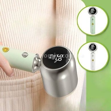 Машинка для видалення катишок з індикатором заряду Lint Remover Зелена