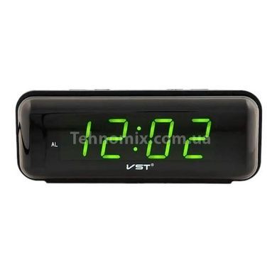 Годинник мережевий VST-738-2 220V Зелений