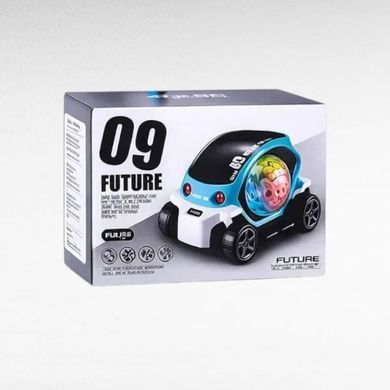 Машинка с подсветкой вращающаяся Toy AND CX-865 Голубая