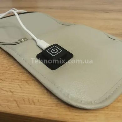 Підігрівач для дитячих пляшечок від USB з індикаторами температури Сірий