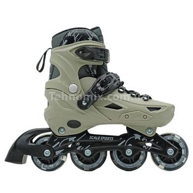 Ролики детские размер 34-38 Scale Sports Gray LF 605 Серые