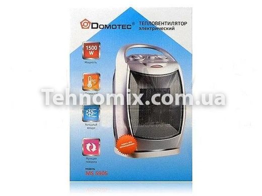 Тепловентилятор керамічний Domotec MS 5905 1500 Вт