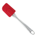 Лопатка силіконова з пластиковою ручкою Червона