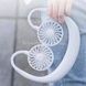 Вентилятор на шею USB Necklace Fan Белый