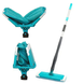 Швабра Dual Track Twist Mop (универсальная для влажной уборки) бирюзовая