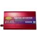 Преобразователь напряжения с 12V/24V&rarr;220V 5000W с дисплеем EYURAN EY-5000W Красный