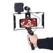Комплект для відео/фото зйомок з мікрофоном та спалахом для смартфона Video Making Kit AY49X Чорний