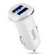 Адаптер HOCO CAR USB DOUBLE Z1 Серый
