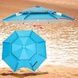 Парасолька рибальська з клапаном, чохлом та гачками чорний 2м JTG2025-2darkblue Блакитний