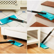 Швабра Dual Track Twist Mop (универсальная для влажной уборки) бирюзовая