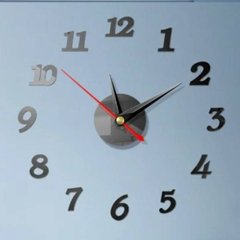 Настінний годинник 3D DIY Clock Timelike 30см Чорний
