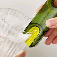 Щітка для чищення пляшок 3в1 U-подібна BRUSH Зелена