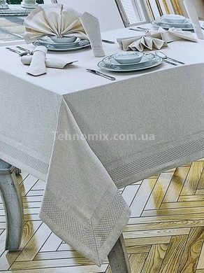 Скатерть с салфетками (8шт) Tabe HONEY 160х220см Хлопок/Полиэстер