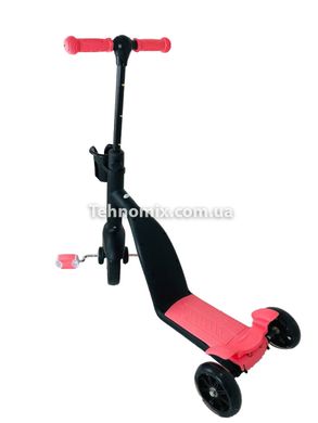 Cамокат-велобег-велосипед 3 в 1 Children Car Scooter Розовый