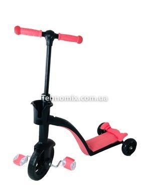 Cамокат-велобег-велосипед 3 в 1 Children Car Scooter Розовый