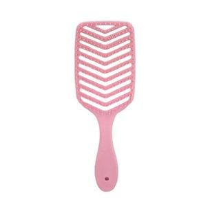 Гребінець пластиковий продувний Hollow Comb (Candy-colored) Рожевий