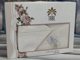 Скатертина з серветками (8шт) Tabe HONEY 160х220см Бавовна/Поліестер