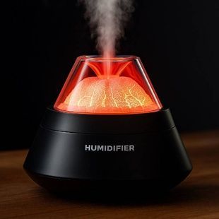 Увлажнитель с подсветкой Вулкан круглый humidifier AND 1-55 Черный