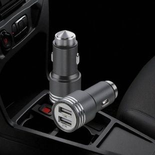 Автомобільний адаптер у прикурювачі 2 USB 2.4A