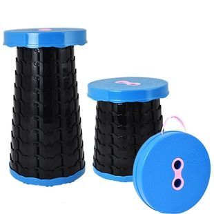 Складаний стілець Telescopic stool (розкладний телескопічний стілець) Блакитний