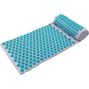 Килимок масажний акупунктурний Acupressure Mat NEW Сірий з блакитним