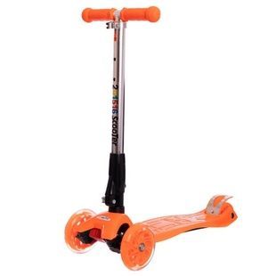 Детский Самокат Maxi Scooter SL17 складной руль Оранжевый