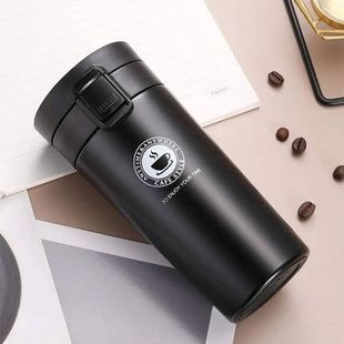 Термокухоль двошаровий 380мл vacuum cup AND1335 Чорний