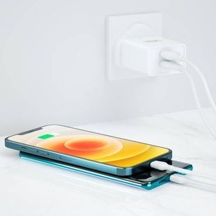 Мережевий зарядний пристрій блок живлення XO L65 2.4A two USB charger for Type-c
