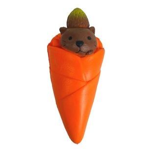 Игрушка антистресс Сквиш Белка Оранжевая