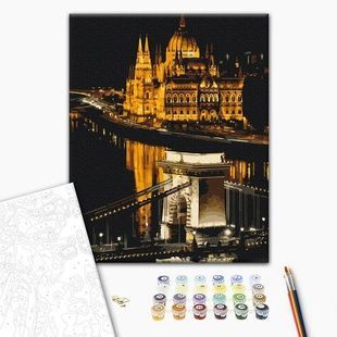 Картина за номерами Нічний Будапешт BS52549