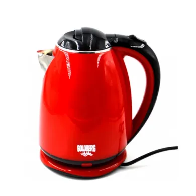 Електричний чайник з металевою колбою Goldberg GB-8689 Червоний