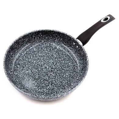 Сковорода з антипригарним гранітним покриттям з кришкою 22*5.5 см BN-514