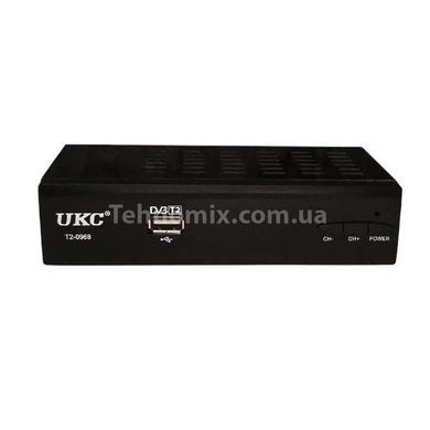Цифровий ресивер з екраном DVB-T2 UKC 0968 Metal з підтримкою WiFi адаптера