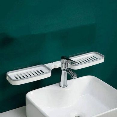 Подвійна полиця для ванної кімнати Shower Rack Біла