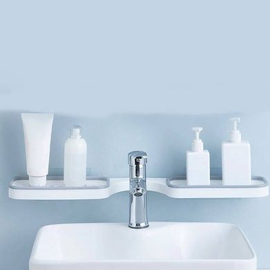 Подвійна полиця для ванної кімнати Shower Rack Біла