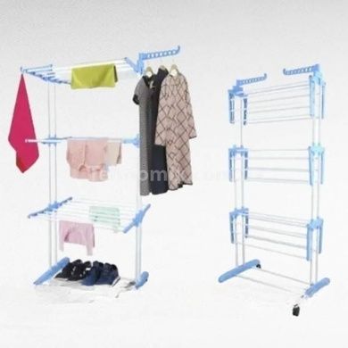 Сушилка для белья Garment rack with wheels № K12-120 Голубой