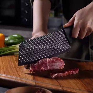 Набір ножів кухонних 4 шт + ножиці та овочечистка Kitchen utensils HA-177 Чорний