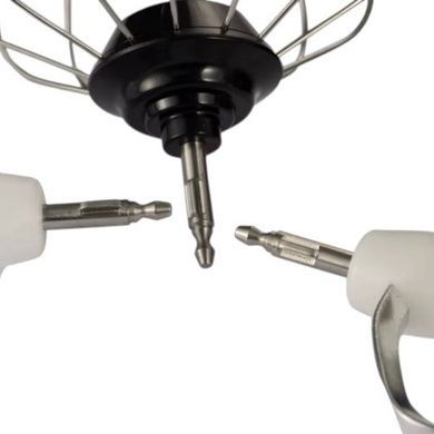 Миксер настольный с чашей из нержавеющей стали 4л Egg beater RAF R.6604 Черный