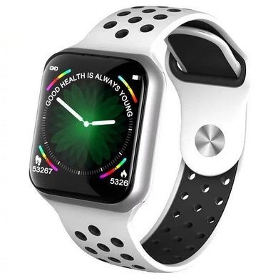 Смарт годинник Smart Watch F8 Білий ремінець