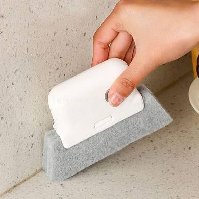 Щетка для мытья окон для труднодоступных мест Cleaning brush Белая с оранжевым