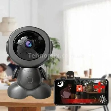 Камера видеонаблюдения с управлением со смартфона camera AND Q1 Черная