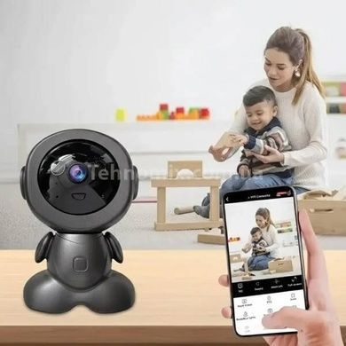 Камера видеонаблюдения с управлением со смартфона camera AND Q1 Черная